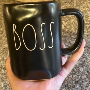 Rae Dunn Black Coffee Mug